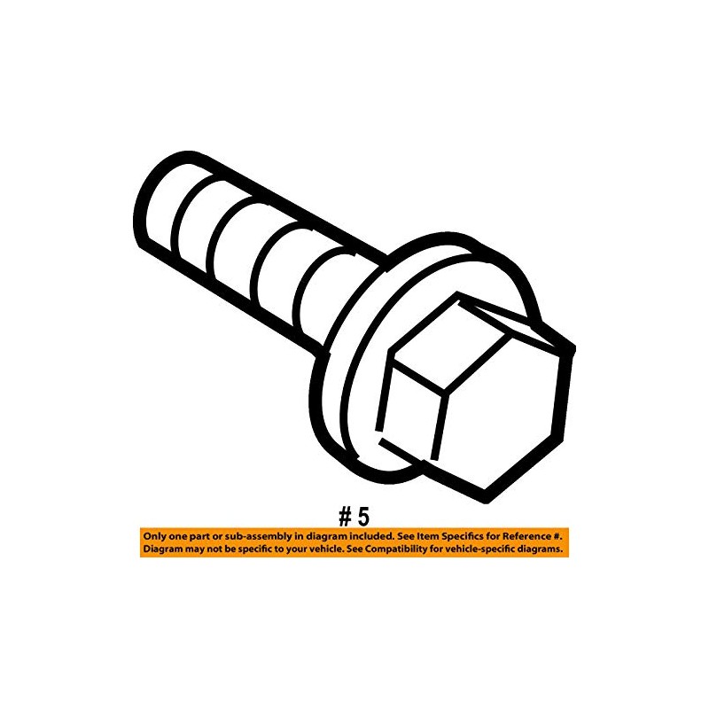 Nissan 01125-E8051 Mount Bracket Bolt