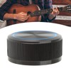 Guitar Knob Aluminum Black Plate Blue Line Professional 1/4in Axes