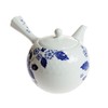 Wedgwood 40000820 Strawberry Bloom Indigo Japanese Teapot, 16.5 fl oz