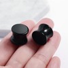 Mesnt 2PCS Acrylic Tunnels Double Flare 24mm Tunnels Kit Ear