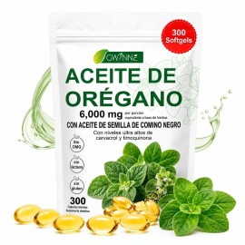 GWYNNE - Micro Ingredients Aceite De Orégano Cápsulas Oil Of Oregano Blandas 6000mg Por Dosis 300 Cápsulas - negro - Top Quality