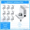 Zhengmy Solar End Clamp Solar Panel Mounting Z Bracket Mid