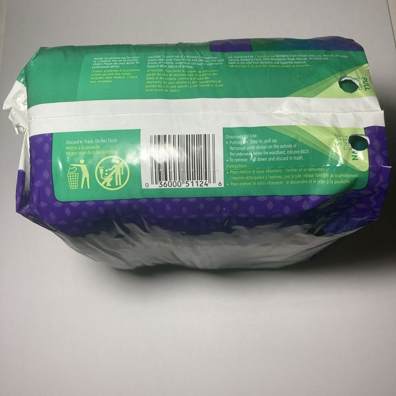 Depend Men Night Defense Incontinence Underwear 16 Count Overnight S-M