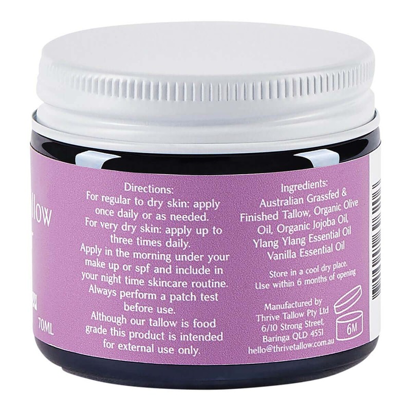 Thrive Tallow Whipped Tallow Moisturiser - Ylang Ylang & Vanilla,