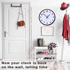 EMOON High Torque 12888 Clock Movement Mechanism with 3 Pairs of Hands, Silent Sweep Quartz Clock Motor Kit for Clock Repair DIY Replacement