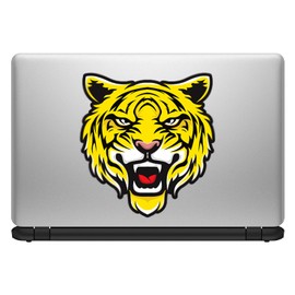Biomar Labs® 1 x PVC Vinyl Car Sticker Helmet Tiger Animal Decal for Bumper Window Door Motorcycle Bike Laptop B 60