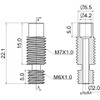 3D FREUNDE All-metal titanium heatbreak for E3D V6, Prusa i3