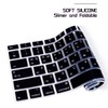 HRH Korean Language Keyboard Cover Skin,Silicone Keyboard Cover Protector for