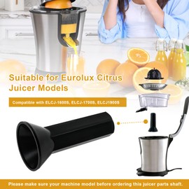 Shaft Replacement for Electric Citrus Juicer Parts, Juicer Shaft Compatible with Eurolux Juicer ELCJ-1600S ELCJ-1700S ELCJ1900S ELCJ3000 Models and Chuzy Chef Juicer Machine, Citrus Fruits Shaft
