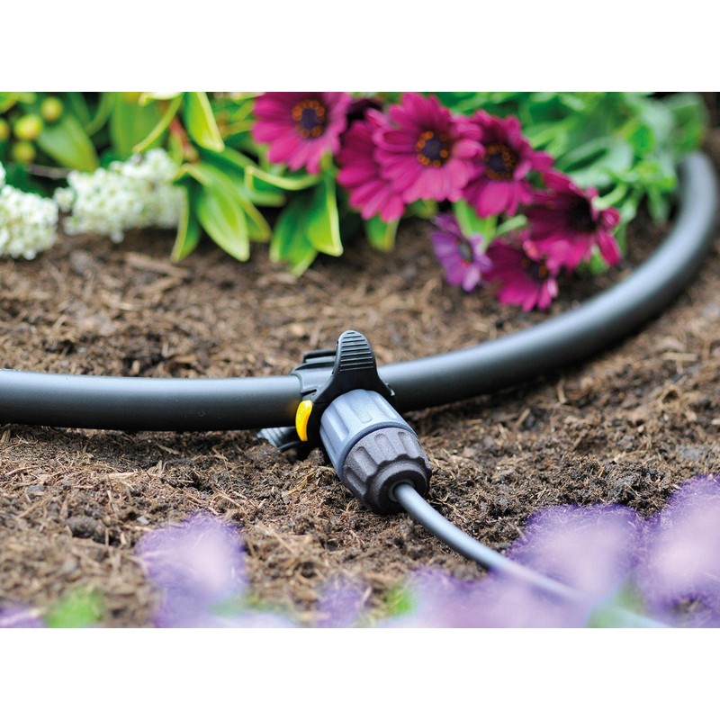Hozelock 0025 2772 Micro Irrigation Supply Hose 25m, Black