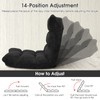 GORELAX Floor Chair with Back Support, 14-Position Adjustable Folding Gaming