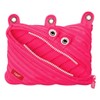 ZIPIT Monster 3-Ring Pencil Case, Pink