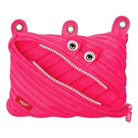 ZIPIT Monster 3-Ring Pencil Case, Pink