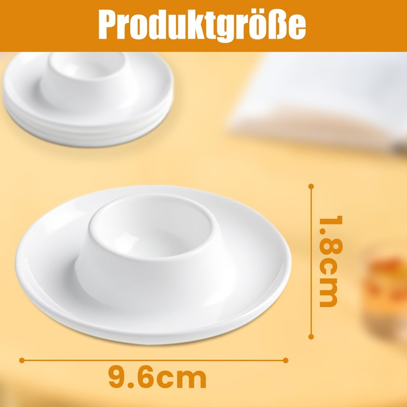 Set of 6 Egg Cups, Egg Cups Made of Plastic,