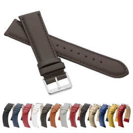 MARCHEL Smooth Leather LLB Leather Strap, Genuine Leather Watch Strap, Cowhide, Fine Leather, brown