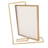 Y5578 Gold Metal Rotating Photo Frame Double Sided Rotating Floating