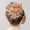 Messy Bun， Short Curly Drawstring ，Extension Loose Bun Hair ，Pieces