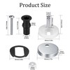 Toilet Seat Hinges with Screws and Expansion Nuts, Toilet Seat