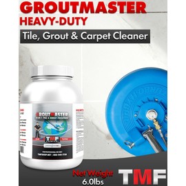 TRUCK MOUNT FORUMS GroutMaster Tile & Grout Cleaner – Fast-Dissolving Powdered Solution for Deep Cleaning Concrete Stains, Grease, & Tough Stains, Ideal for Residential & Commercial Use, 6.5 lbs