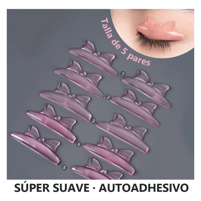 Pads De Silicona Para Lifting Y Extensiones Pestañas 5 Pares