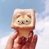 Pchnfei Yellow Cat Toast Key Chain, Japanese,Bread Cat Toast Plush