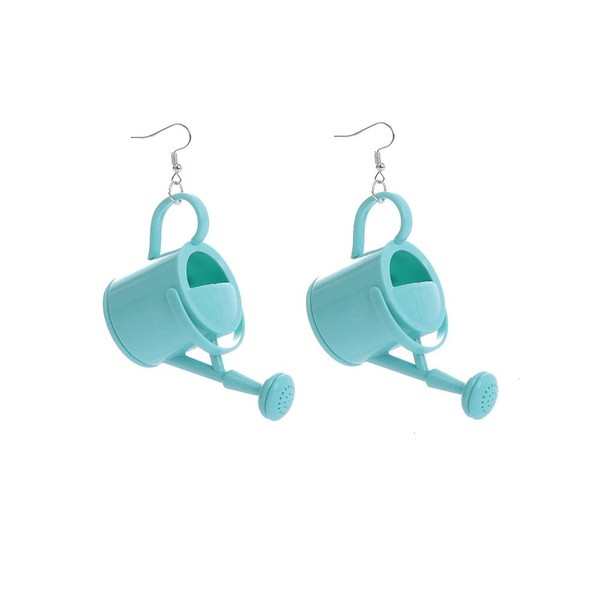 arete colgantes creativos para botella de riego con pincel, divertidos