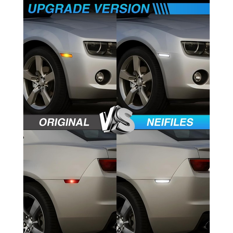 NEIFILES LED Side Marker Light for Chevy Camaro 2010 2011
