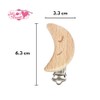 Clips para Chupón de Madera, Diferentes Figuras, Insumos DIY 5