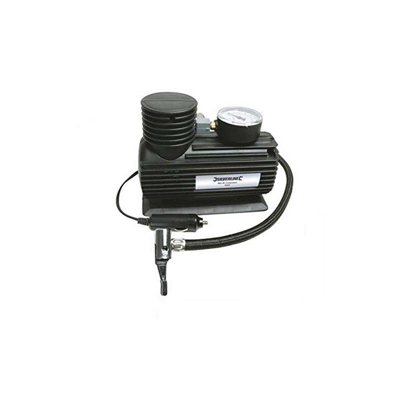 Silverline Mini Air Compressor 12V DC (425689), Blue