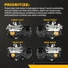 Jecoupoon 4 Pcs Front and Rear Door Lock Latch Actuator