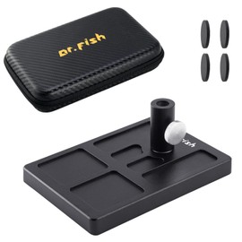 Dr.Fish Fly Tying Pedestal Base for Clamp Fly Tying Vise Fly Tying Tools Material Organizer Holder One Size Fits Most Travel Portable