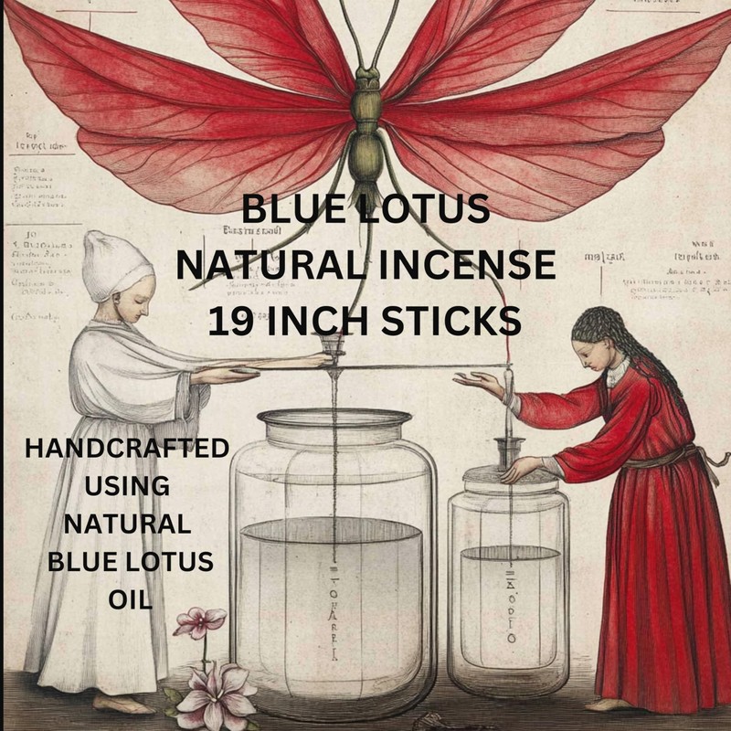 Blue Lotus 19 Inch Large Incense Sticks -Jumbo Long Burning
