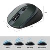 Wireless Mouse, Computer Mouse for Laptop, 2.4G Portable Silent Mouse,