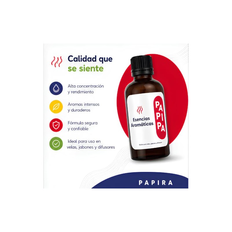 Esencia Aromática Concentrada 100 ml para Velas, Jabones y Difusores