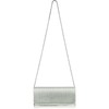 CASPAR TA351 Women Clutch/Evening Bag with Gathering, Colour:silver;Size:One Size