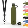 Daikoku Stainless Steel Bottle + Adjustable Strap + Carabiner, BPA