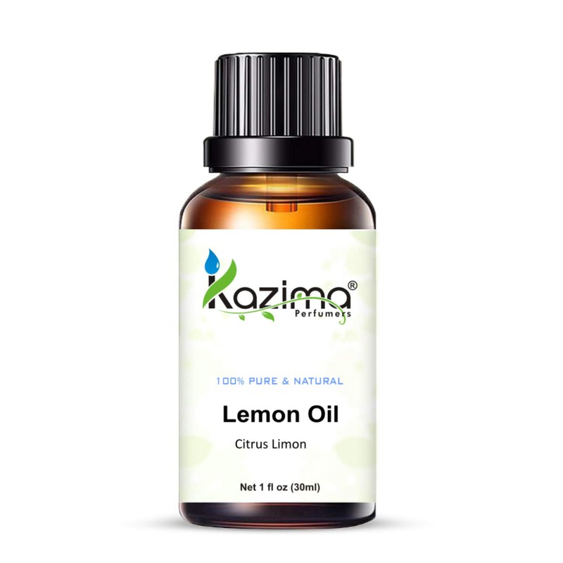 KAZIMA Lemon Essential Oil 30 Ml 100% Pure Natural Steam