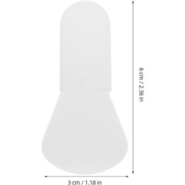 Balacoo Espátula aplicadora de silicona 5 piezas para mascarillas y cremas, herramienta portátil con punta para aplicación precisa en spa o cuidado diario