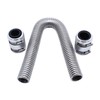 24" Stainless Steel Radiator Flexible Coolant Water Hose Kit with
