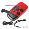 Hand Crank Radio Portable Self Powered Solar Weather Radio with