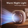 Desk Cooler Fan 3 Wind Speeds USB Charging Small Table