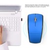 Folding Mouse, 2.4G Arc Mouse with USB Receiver, 1600DPI Adjustable