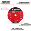 Original Einhell 3-Piece Thin Cutting Disc Set for Metal, Diameter