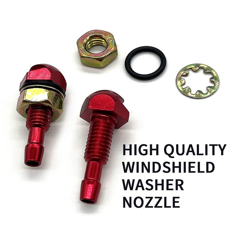 Juren 2Pcs Fan-Shaped Car Cleaning Universal Washer Bonnet Front Windshield