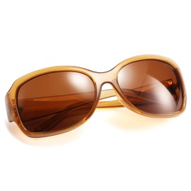 FEISEDY Classic Oversized Polarized Sunglasses Women Wrap Square Shades B2504