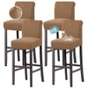 H.VERSAILTEX 100% Waterproof Bar Stool Cover Stretch Counter Stool Pub