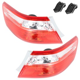 munirater Pair of Outter Piece Rear Tail Light Brake Lamp Replacement for 2007 2008 2009 Toyota Camry Driver and Passenger Side
