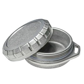 WANERSEN Titanium Waterproof Pill Case Travel Pill Organizer Bottle EDC Capsule Container Portable Pocket Metal Box with Chain for Camping, Hiking, Fishing, Stone Washed