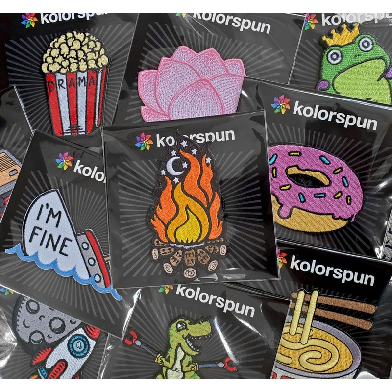 Kolorspun Struggle camión Parche (respaldo termostático)