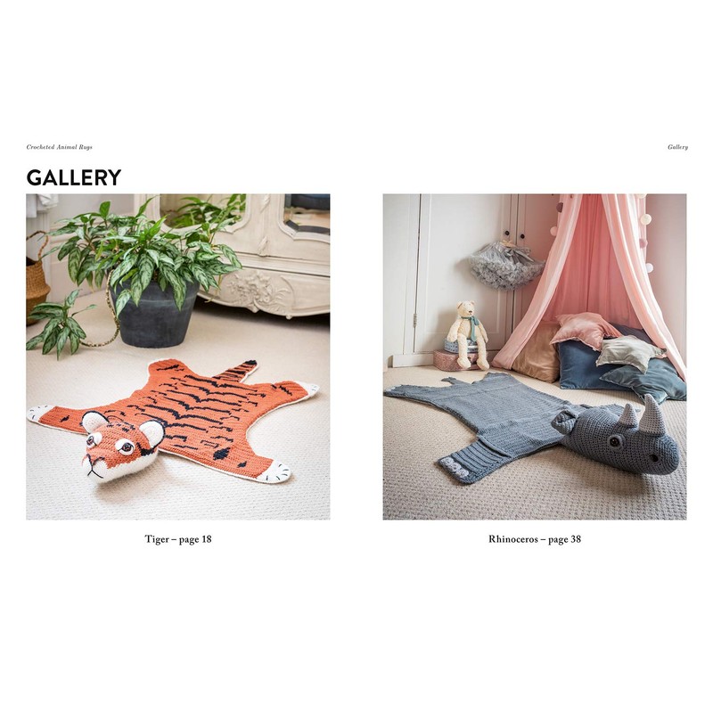 Crocheted Animal Rugs